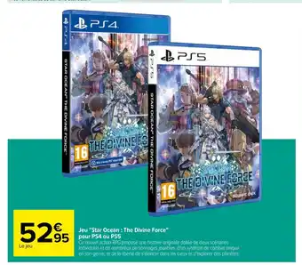 Jeu Star Ocean The Divine Force Pour Ou PS5