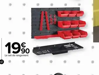 Carrefour Set de Rangement d'Atelier offre