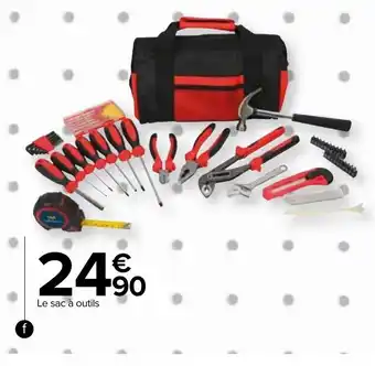 Carrefour Sac Outils 65 Pieces offre