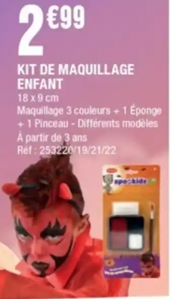 La Foir'Fouille Kit de Maquillage Enfant offre