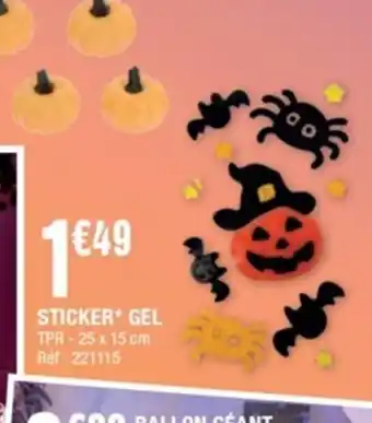 La Foir'Fouille Sticker Gel offre