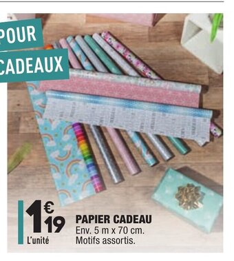 ALDI Papier Cadeau offre