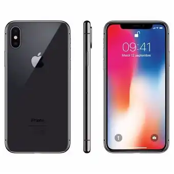 Iphone x - 64 go - mqac2zd/a - gris sidéral