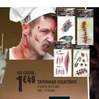 Tatouage Cicatrice