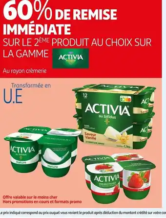 Auchan Activia offre