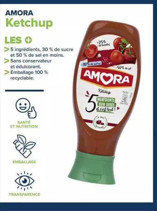 Promo Ketchup amora chez Carrefour