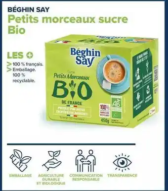 Carrefour Petits morceaux sucre bio béghin say offre