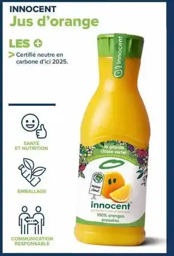 Carrefour Jus d'orange innocent offre