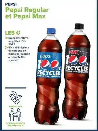 Carrefour Pepsi regular et pepsi max offre