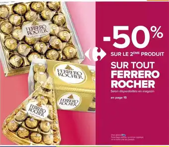 Carrefour Ferrero rocher offre