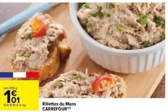 Carrefour Rillettes du mans carrefour offre