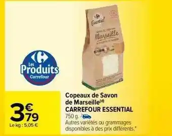 Carrefour Copeaux de savon de marseille carrefour essential offre