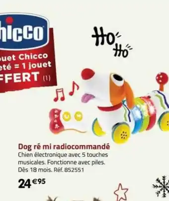 La Grande Récré Dog ré mi radiocommandé offre