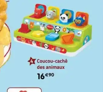 La Grande Récré Coucou-caché des animaux offre