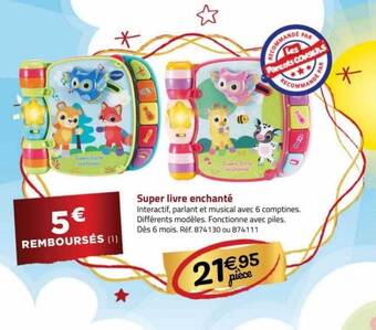 La Grande Récré Super livre enchanté offre