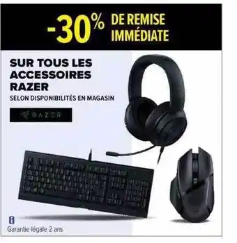 Carrefour Les accessoires razer offre