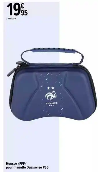 Carrefour Housse «fff» pour manette dualsense ps5 offre