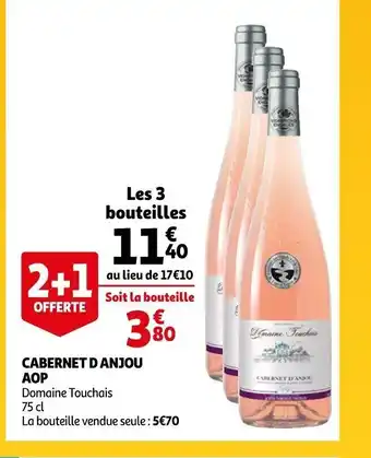 Auchan Cabernet d'Anjou AOP offre