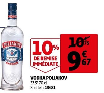 Auchan Vodka Poliakov offre