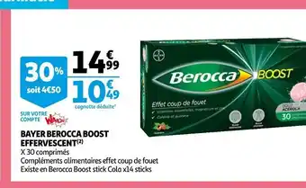 Auchan Bayer Berocca Boost Effervescent offre