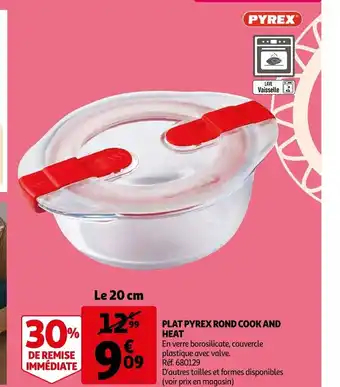 Auchan Plat Pyrex Rond Cook And Heat offre