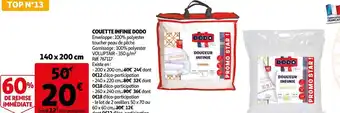 Auchan Dodo couette infinie offre
