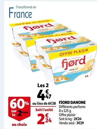 Auchan Danone fjord offre