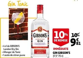 Gibson's gin