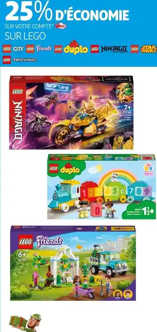 Auchan Lego 25% d’économie sur lego offre