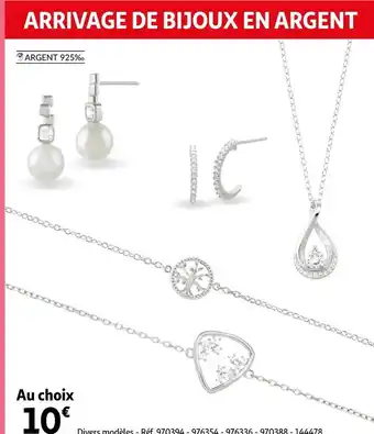 Auchan Bijoux en argent offre