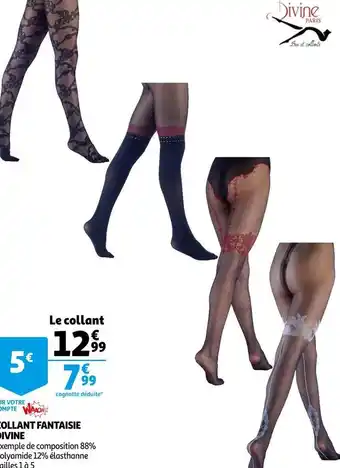 Auchan Divine collant fantaisie offre