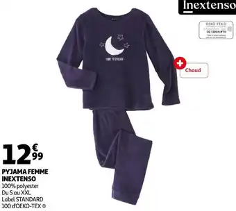 Auchan In extenso pyjama femme offre