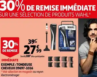 Auchan Wahl tondeuse cheveux 09697-1016 offre