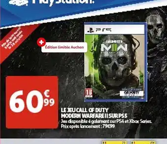 Auchan Le Jeu Call Of Duty offre