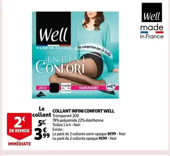 Auchan Coliant Infini Confort Well offre