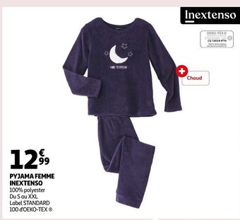 Auchan Pyjama Femme Inextenso offre