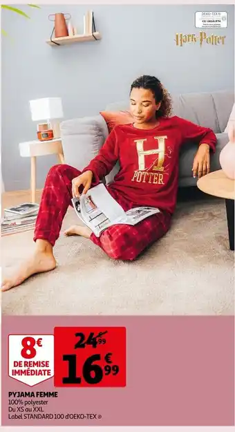 Auchan Pyjama Femme offre
