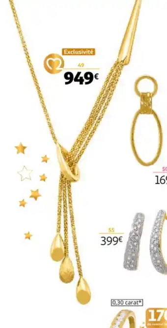 Auchan Collier or 750 Millièmes offre
