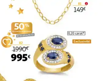 Auchan Bague or 750 Millièmes offre