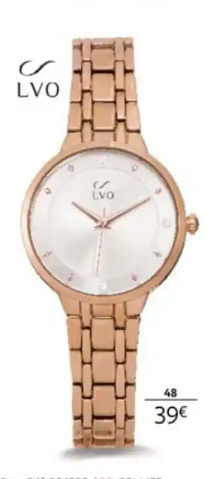 Auchan Montre LVO Femme Rose Stross offre