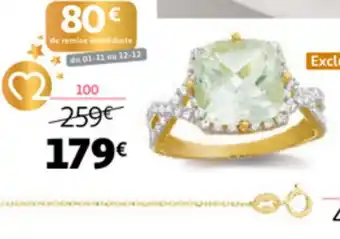 Auchan Bague or 375 Millièmes offre