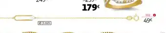 Auchan Bracelet or 375 Millièmes offre