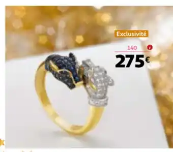 Auchan Bague or Bicolore 375 Millièmes offre