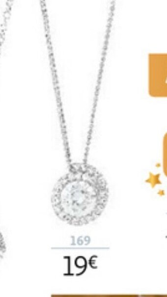Auchan Collier Argent Et Oxydes de Zirconium offre