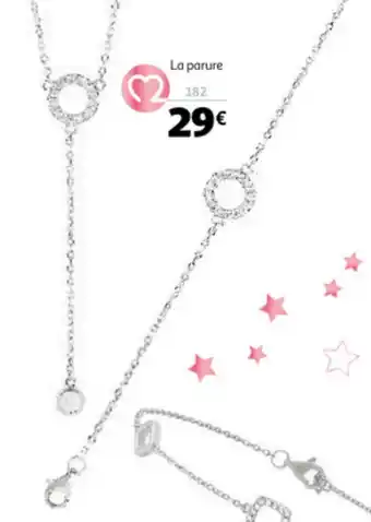 Auchan Parure Collier +Bracelet offre
