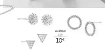 Auchan Boucles d'Oreilles offre