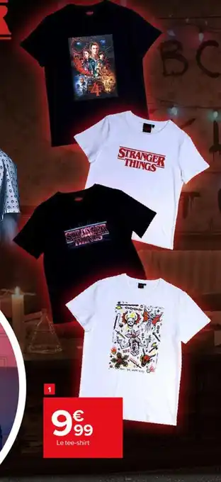 Carrefour Tee-Shirt Stranger Things offre