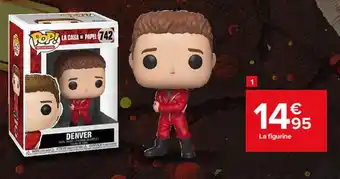 Carrefour Figurine Pop Denver La Casa De Papel offre