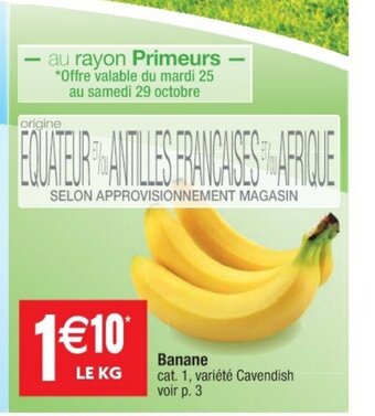 Cora x Carrefour Banane offre