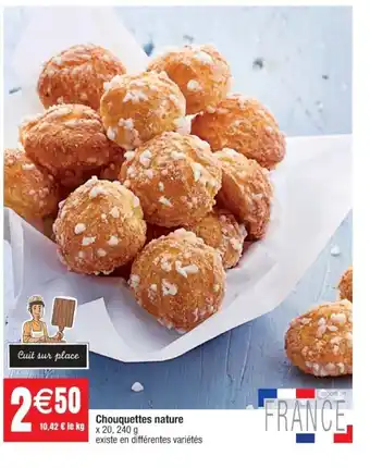 Cora x Carrefour Chouquettes Nature offre
